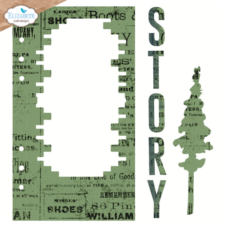 Elizabeth Craft  - Winter Wanderlust Die Brick Frame