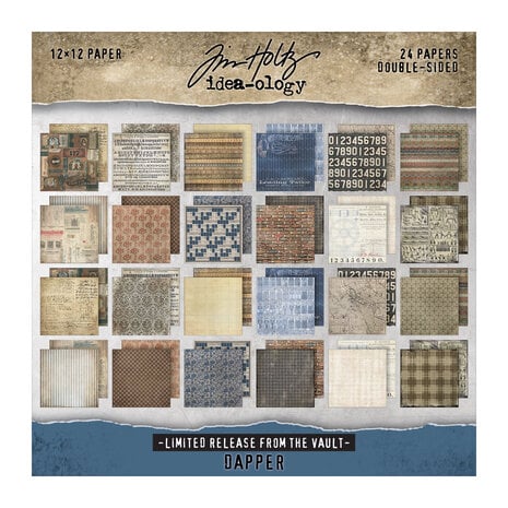 Vault Dapper 12x12 Inch Paper Stash 2025  Vault Dapper 12x12 Inch Paper Stash 2025