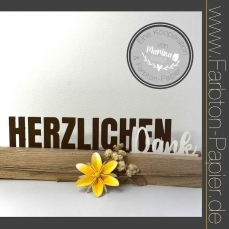 Farb Ton - Stanze " Dank" (83)