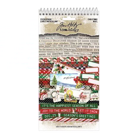 Idea-ology Tim Holtz - Tim Holtz Christmas Sticker Book Idea-ology Tim Holtz - Tim Holtz Christmas Sticker Book