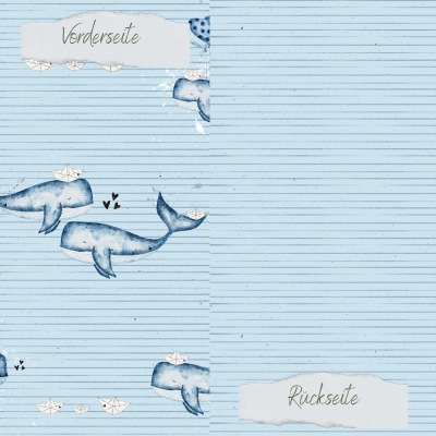 Creative Depot - Designpapier - Designline - Walliebe - Streifen - Doppelseitig bedruckt
