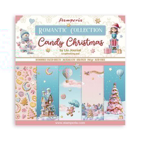 Stamperia - Candy Christmas 8x8 Inch Paper Pack