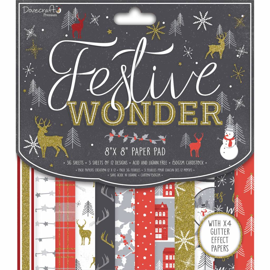 dovecraft-festive-wonder-8x8-inch-paper-pad-dcpap0