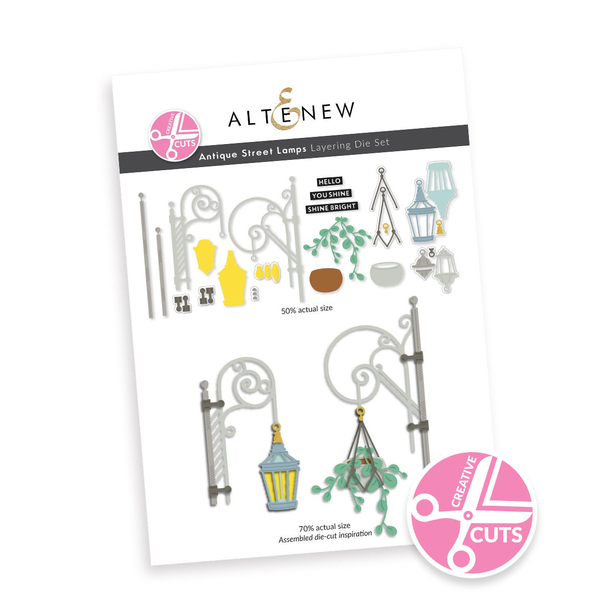 Altenew - Creative Cuts: Antique Street Lamps Layering Die Set  Altenew - Creative Cuts: Antique Street Lamps Layering Die Set