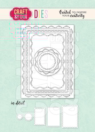 Craft & You Design - ATC Decorative Stiches Dies