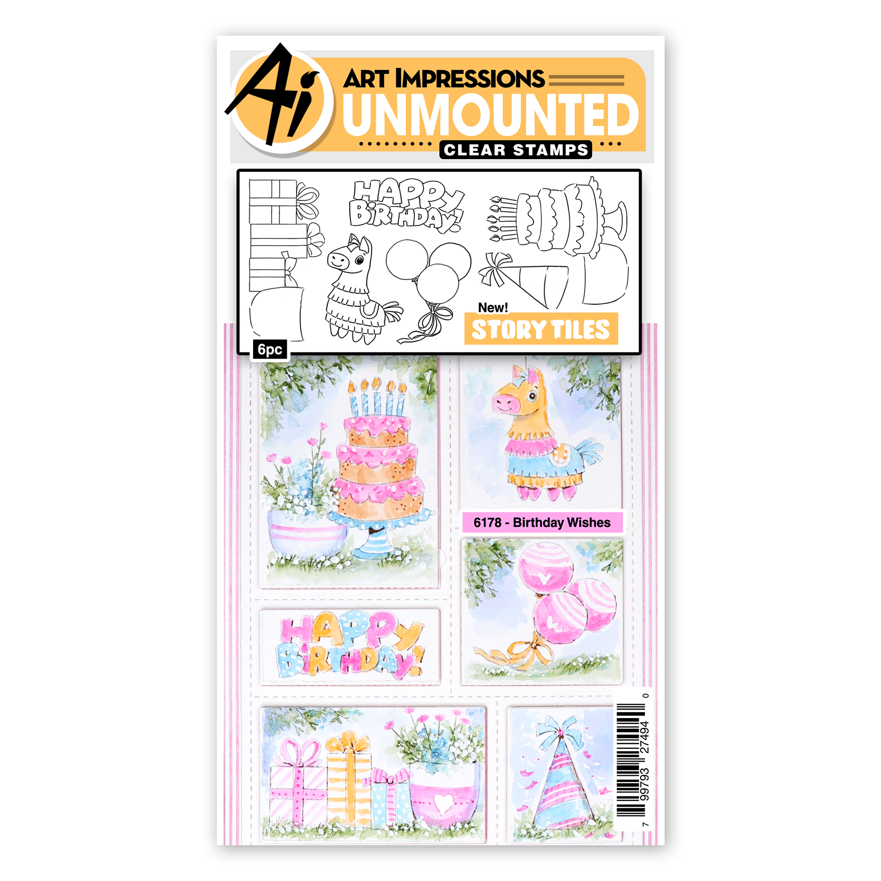 Art Impressions - Birthday Wishes