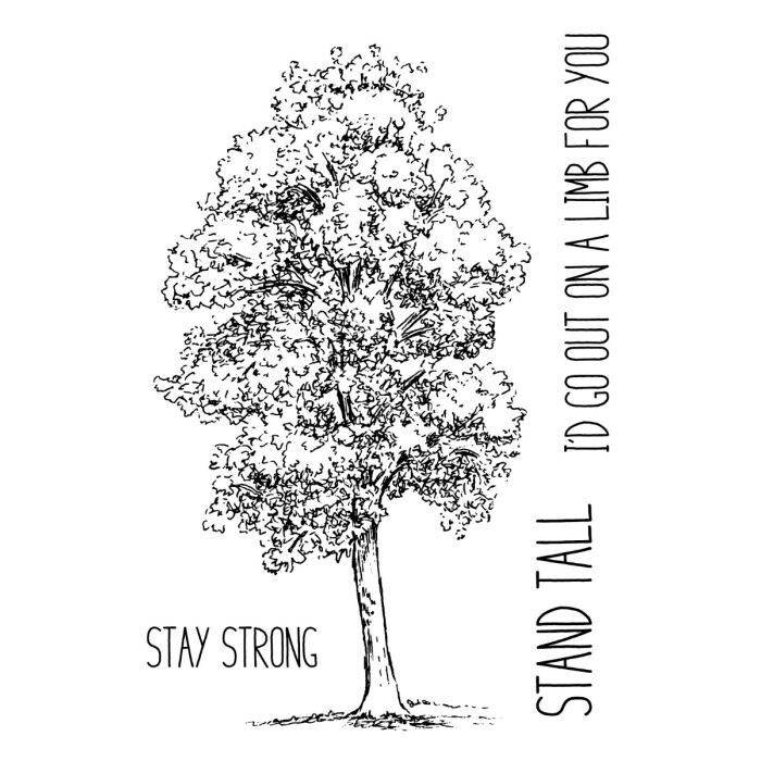 Sheena Douglass - Tree Collection - Clearstamp - Stand Tall