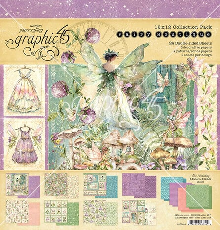 Graphic 45 Fairy Boutique 12x12 Inch Collection Pack