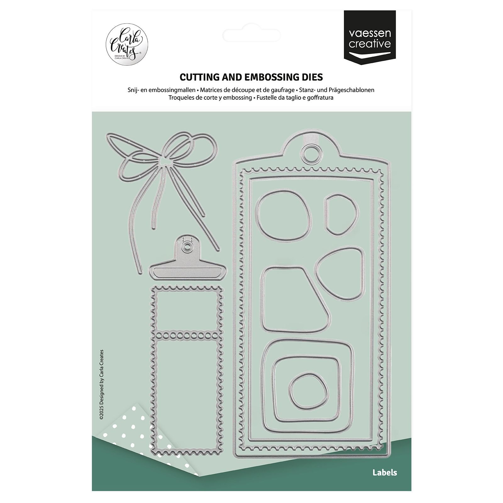 Vaessen Creative • Stanzschablonen Label 13 St.