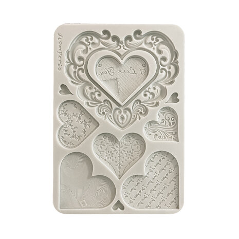Stamperia - Family A5 Silicon Mould Hearts