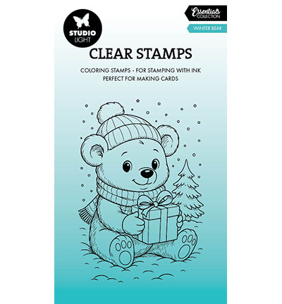 StudioLight - Stamp - Winter bear Essentials nr. 894 StudioLight - Stamp - Winter bear Essentials nr. 894