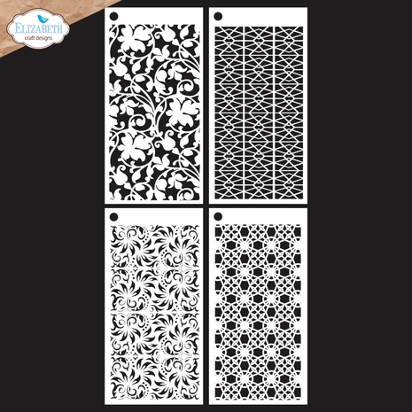 Elizabeth Craft Designs - Mr. & Mrs. Stencils Journal 7