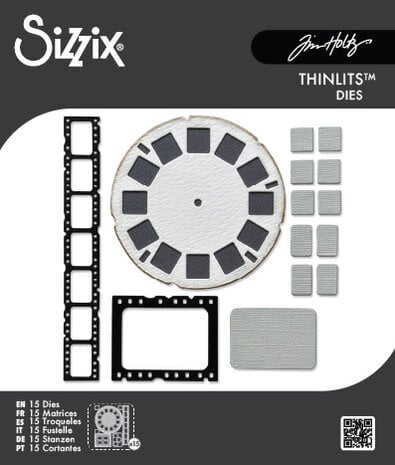 Sizzix Tim Holtz - Thinlits Die by Tim Holtz Vault Picture Show (15pcs)