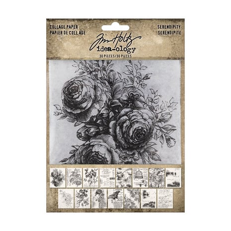 Idea-ology Tim Holtz Collage Paper Serendipity Idea-ology Tim Holtz Collage Paper Serendipity
