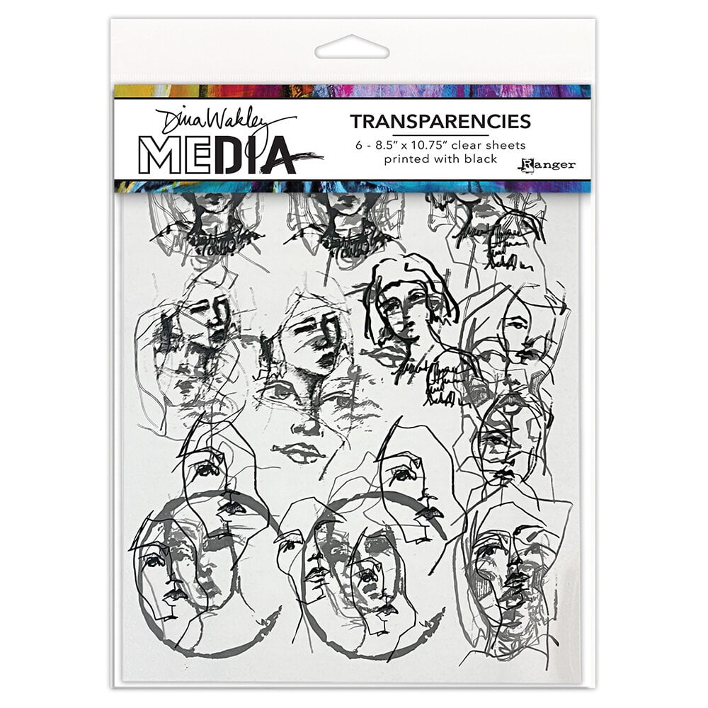 Ranger - Dina Wakley MEdia Transparencies Tinies Set 1