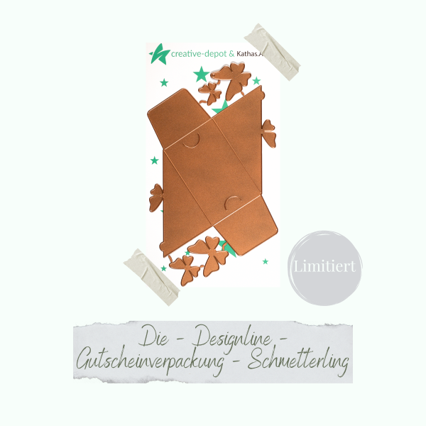 Creative Depot -  Die - Designline - Gutscheinverpackung - Schmetterling 