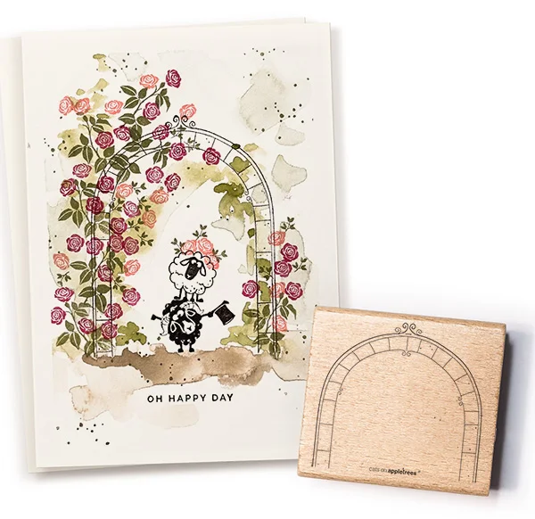 cats on appletrees - Stempel Rankbogen, Rosenbogen