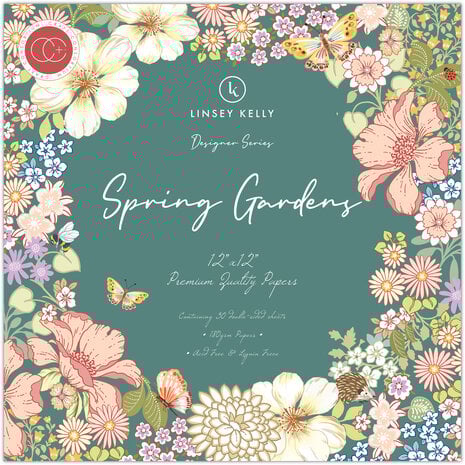 Craft Consortium - Spring Gardens 12x12 Inch Paper Pad
