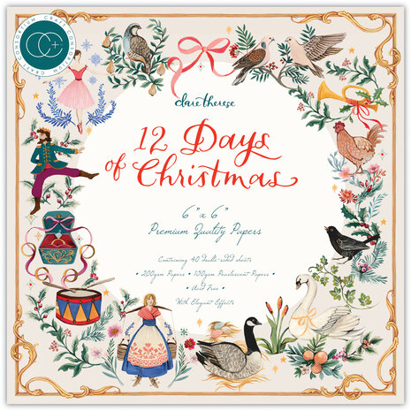 Craft Consortium - 12 Days of Christmas 6x6 Inch Paper Pad