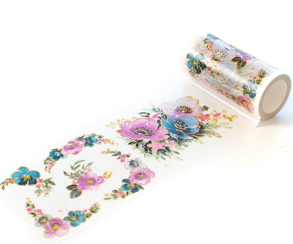 Pinkfresh Studio Stencils -   Anemone Magic washi