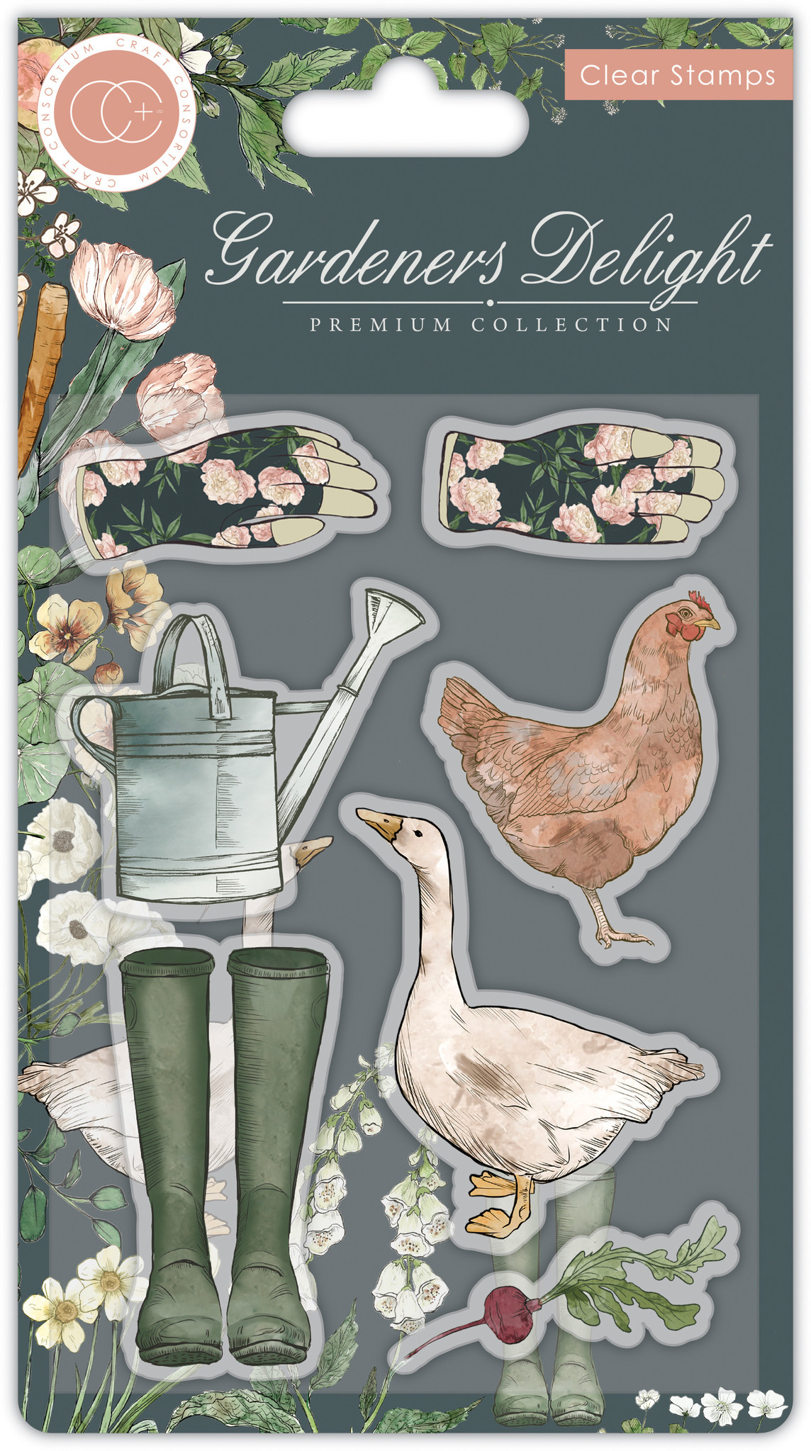 craft-consortium-gardeners-delight-clear-stamps-cc craft-consortium-gardeners-delight-clear-stamps-cc