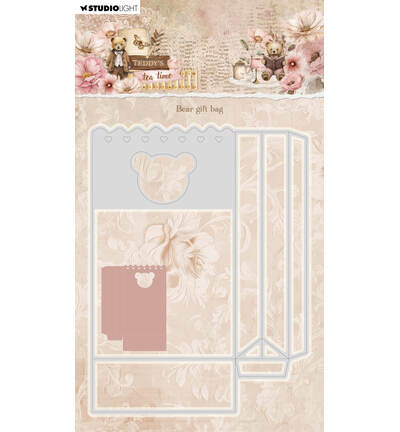 SL Cutting Die - Bear gift bag Teddy's Tea Time nr. 1080