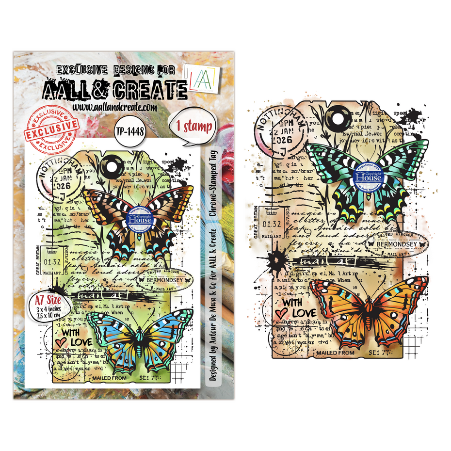 AALL & Create - Dispatch Transit A7 Stamp Sets Chrono-Stamped Tag by Autour De Mwa & Co