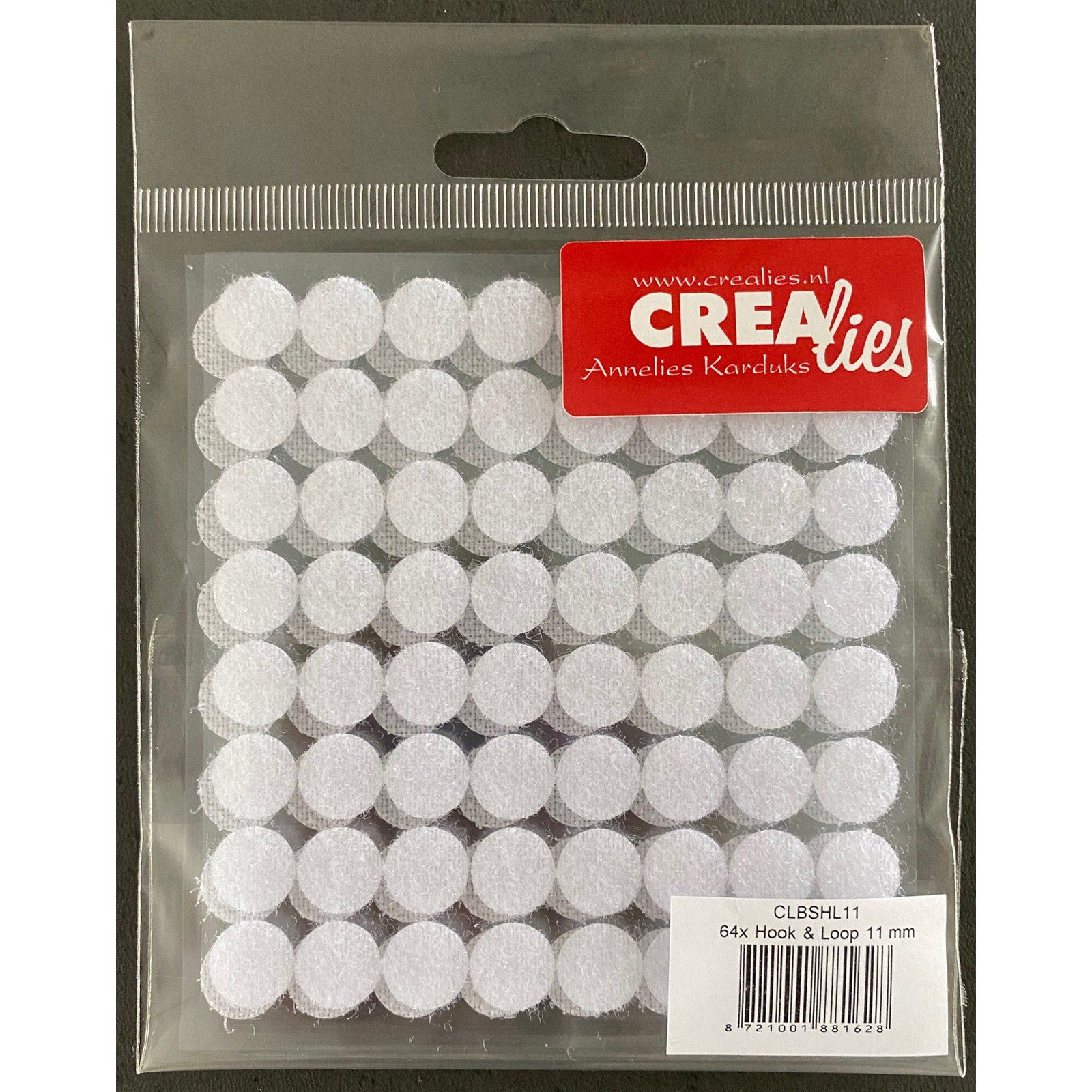 Crealies • Crealies Basic Hook & Loop 64 Pieces