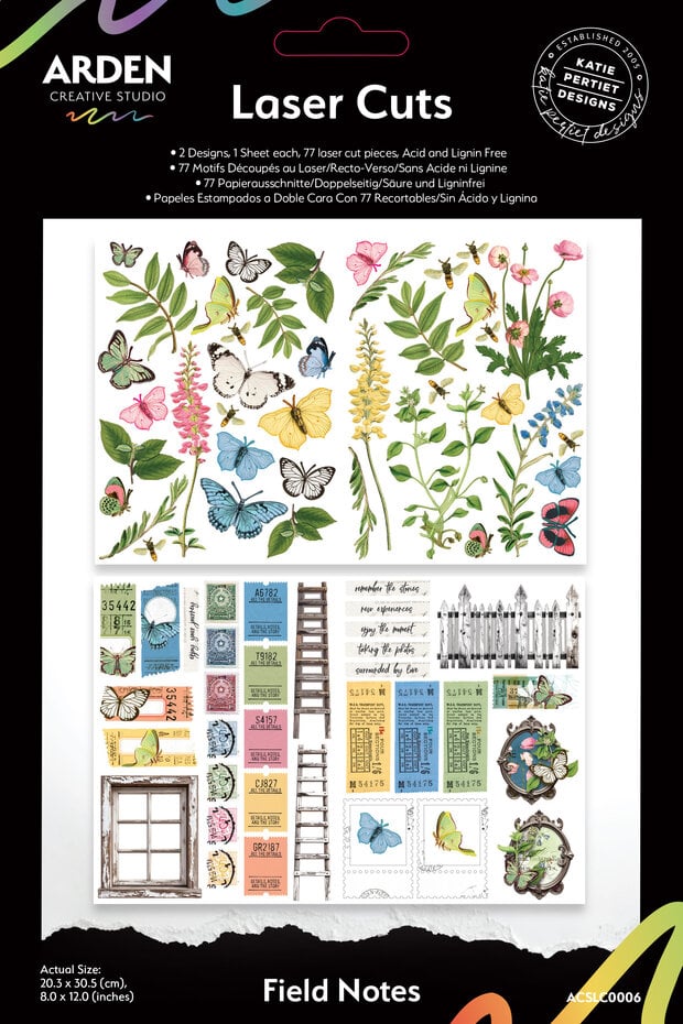 Arden Creative Studio - Field Notes Laser Cuts (77pcs)