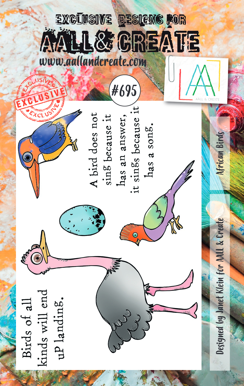 aall-and-create-stamp-set-a7-african-birds-aall-tp