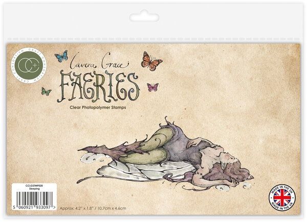 Craft Consortium  - Fairies A6 Clear Photopolymer Stamps Sleeping