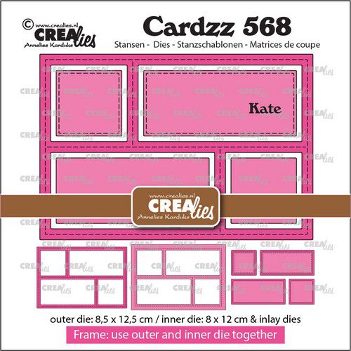Crealies Cardzz Frame & Inlay Kate