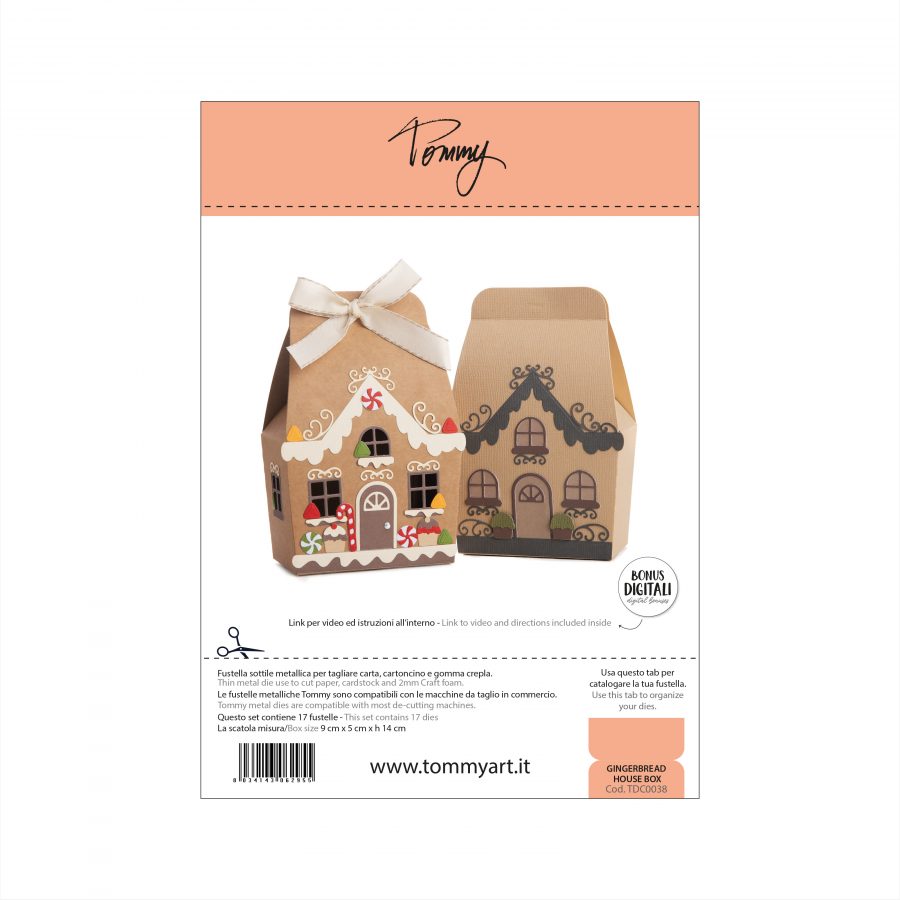 Tommy fustella – Gingerbread House Box   Tommy fustella – Gingerbread House Box