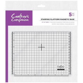 Crafters Companion -Stamping Platform & Magnetic Base - Stempelhilfe-  Crafters Companion -Stamping Platform & Magnetic Base - Stempelhilfe-