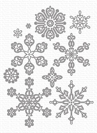 My Favorite Things - Stylish Snowflakes Die-Namics