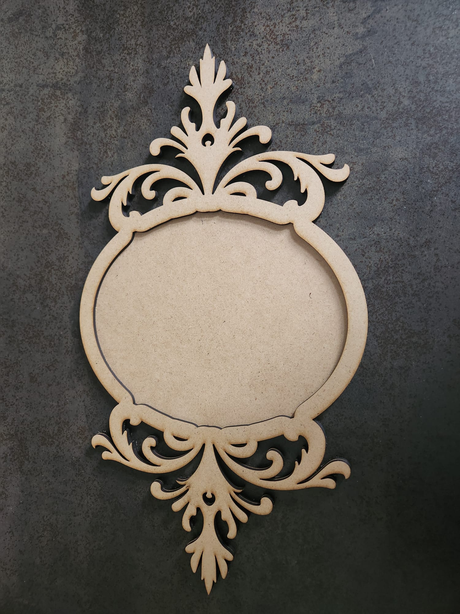 MDF - Rahmen floral 3 - 2tlg. 