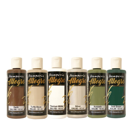 Stamperia - The Owl's House Allegro Paint Kit (6pcs) 