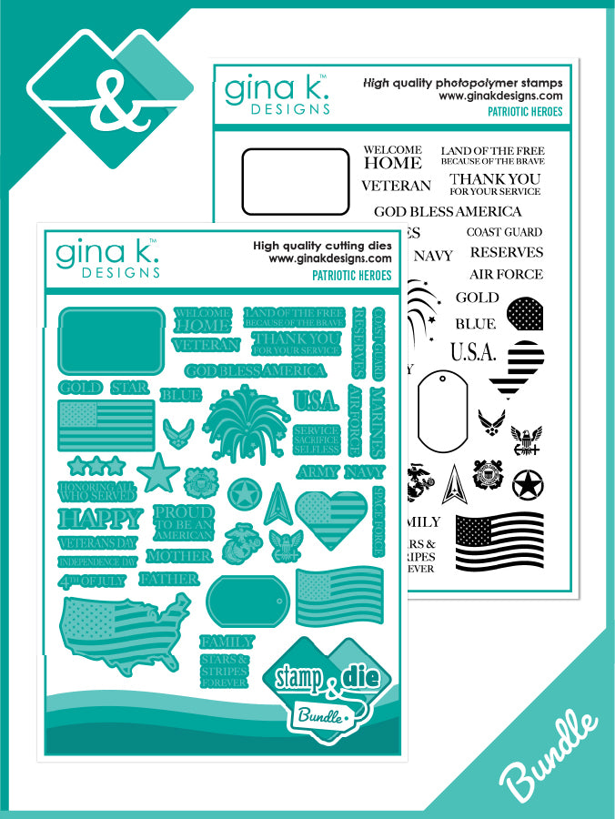 Gina K Designs -BUNDLE- Patriotic Heroes Gina K Designs -BUNDLE- Patriotic Heroes