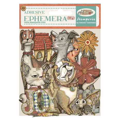 Stamperia - Furry Friends Ephemera (38pcs) 