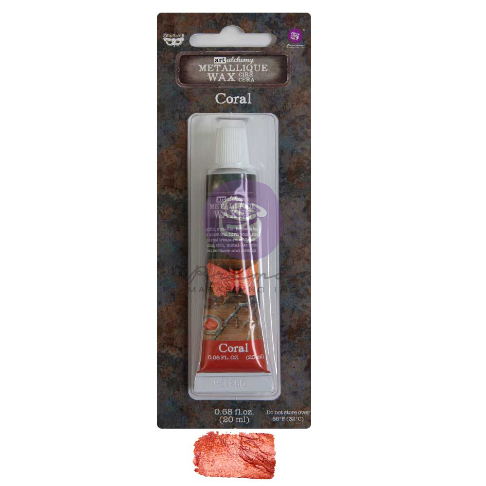 Finnabair Art Alchemy Metallique Wax – Coral Finnabair Art Alchemy Metallique Wax – Coral