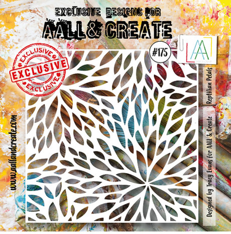 AALL & Create Stencil Reptilian Petals