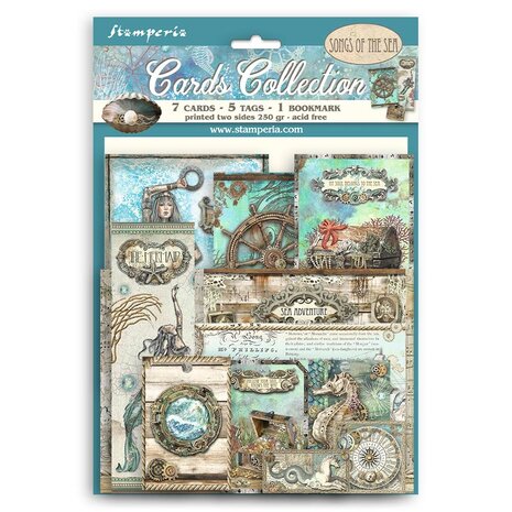 Stamperia - Songs of the Sea Cards Collection