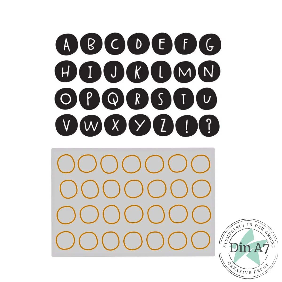 Creative Depot - Bundle - Kleines rundes ABC