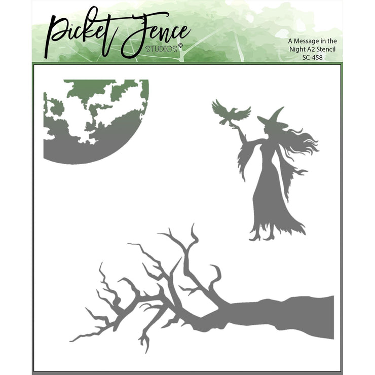 Picket Fence - A Message in the Night A2 Stencil Picket Fence - A Message in the Night A2 Stencil