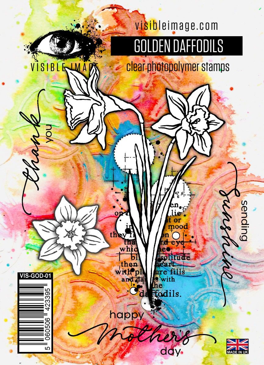 vis-god-01-visible-image-golden-daffodils-stamp-set