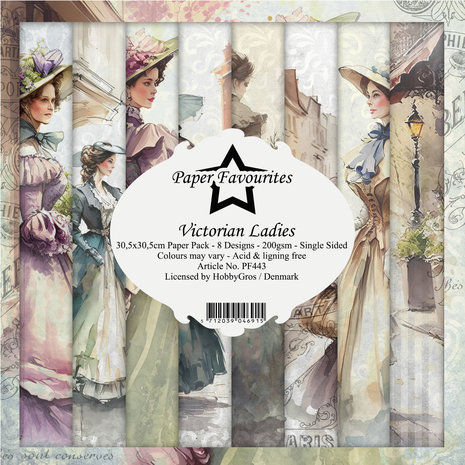 Paper Favourites - Victorian Ladies 12x12 Inch Paper Pack