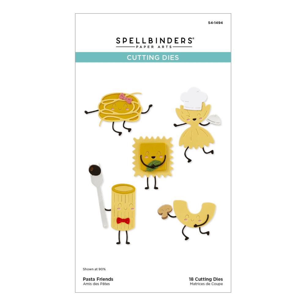 Spellbinders - Etched Dies -  Buon Appetito, Pasta Friends 