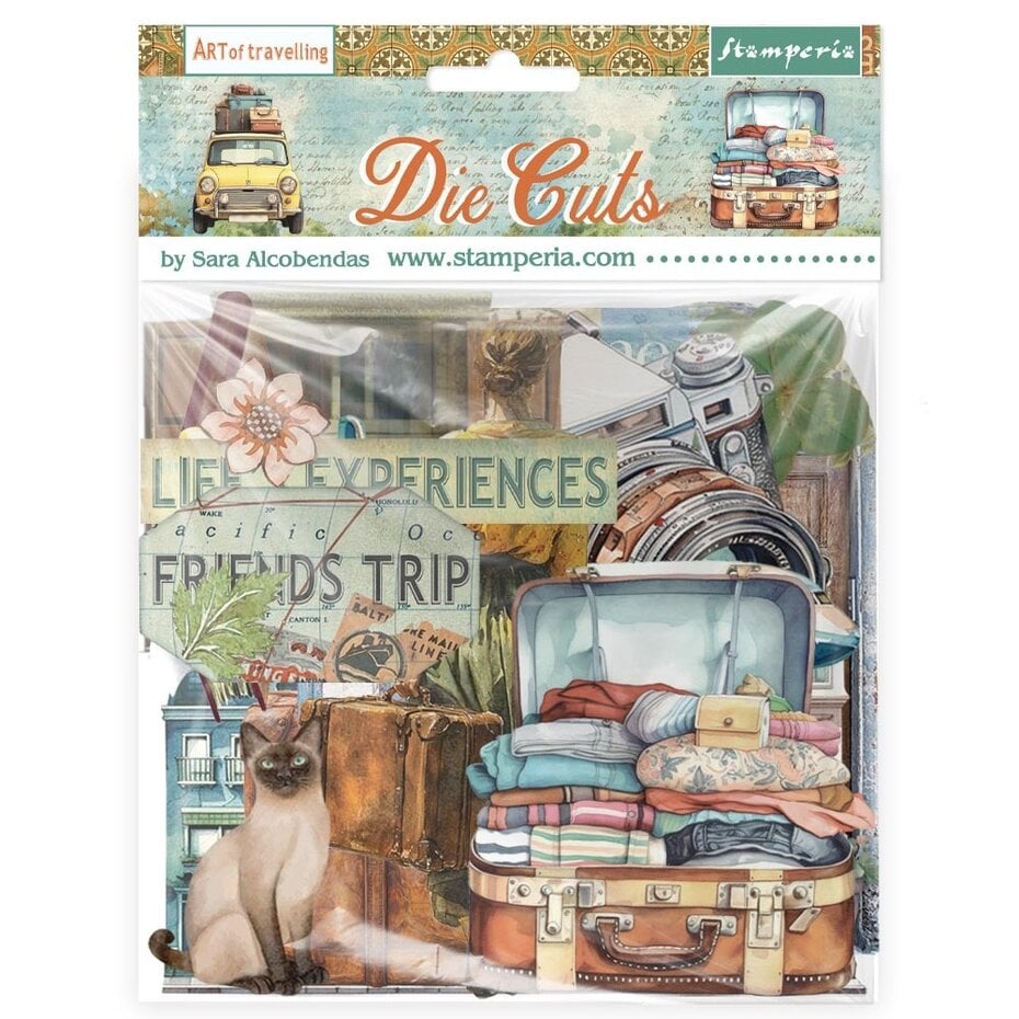 Stamperia - Art of Travelling Die Cuts Assorted (37pcs)