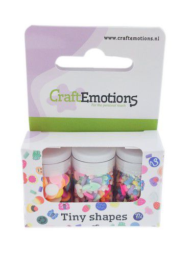 CraftEmotions Tiny Shapes - 3 tubes - Basics CraftEmotions Tiny Shapes - 3 tubes - Basics