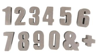 Rayher -  Silikon Gießform 0-9  Rayher -  Silikon Gießform 0-9